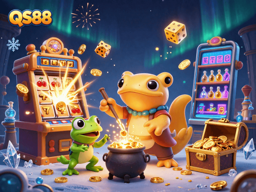 QS88 players enjoy thrilling wins at the casino with golden alchemists and jackpot reveals.