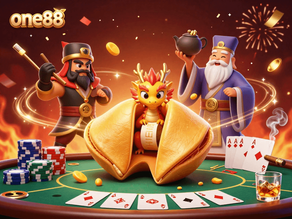 Engage with one88's thrilling online casino experience featuring rich 3D illustrations of games and characters.