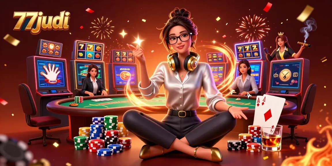 Experience thrilling gameplay at 77judi with vibrant slots and dynamic casino action.