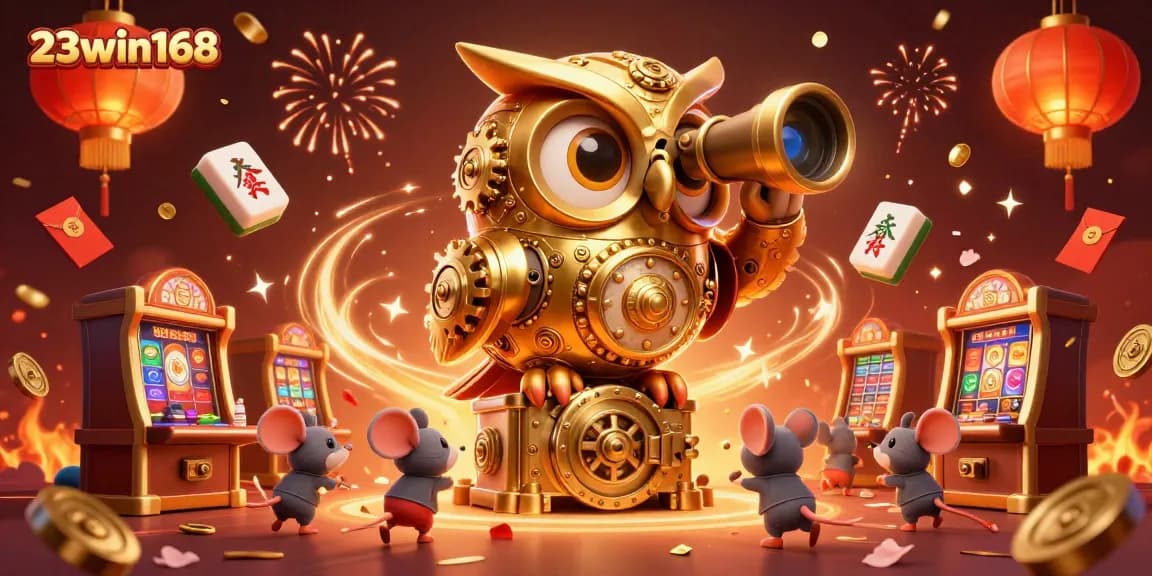 Experience the allure of 23win168 with a vibrant casino scene illustrating fortune and fun.