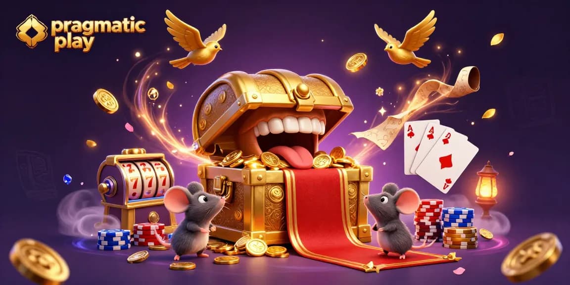 Permainan slot seperti pragmatic play mengundang pemain dengan efek berkilau dan simbol menarik.