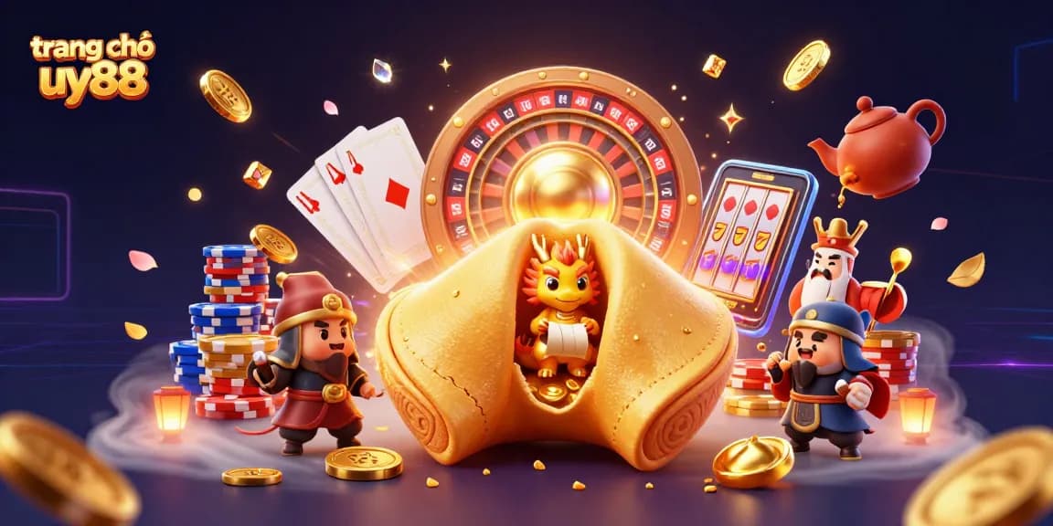 Experience the vibrant action at trang chủ uy88 with visually dynamic casino elements illustrating the betting excitement.