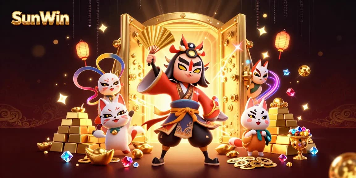 Engage with SunWin's thrilling gaming experience through dynamic animated gaming scenes.