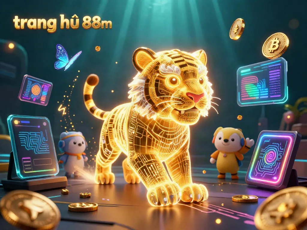 Experience the vibrant world of trang chủ 88m with neon characters in a dynamic gambling atmosphere.