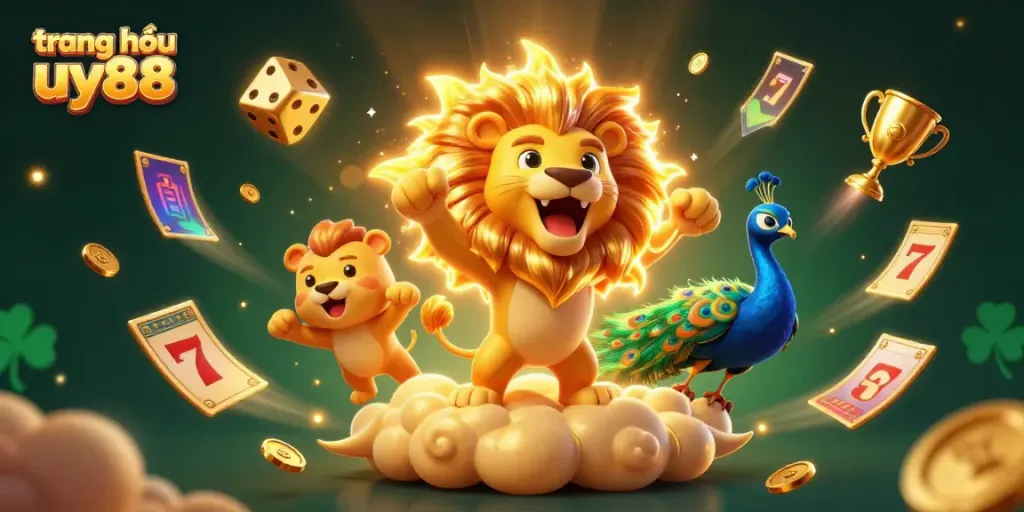 Experience unbeatable action with trang chủ uy88, where golden coins and casino game elements collide!