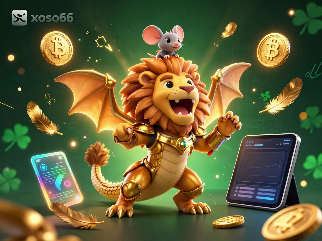 Experience the excitement of xoso66 lottery with captivating characters and rich details in this vibrant scene.