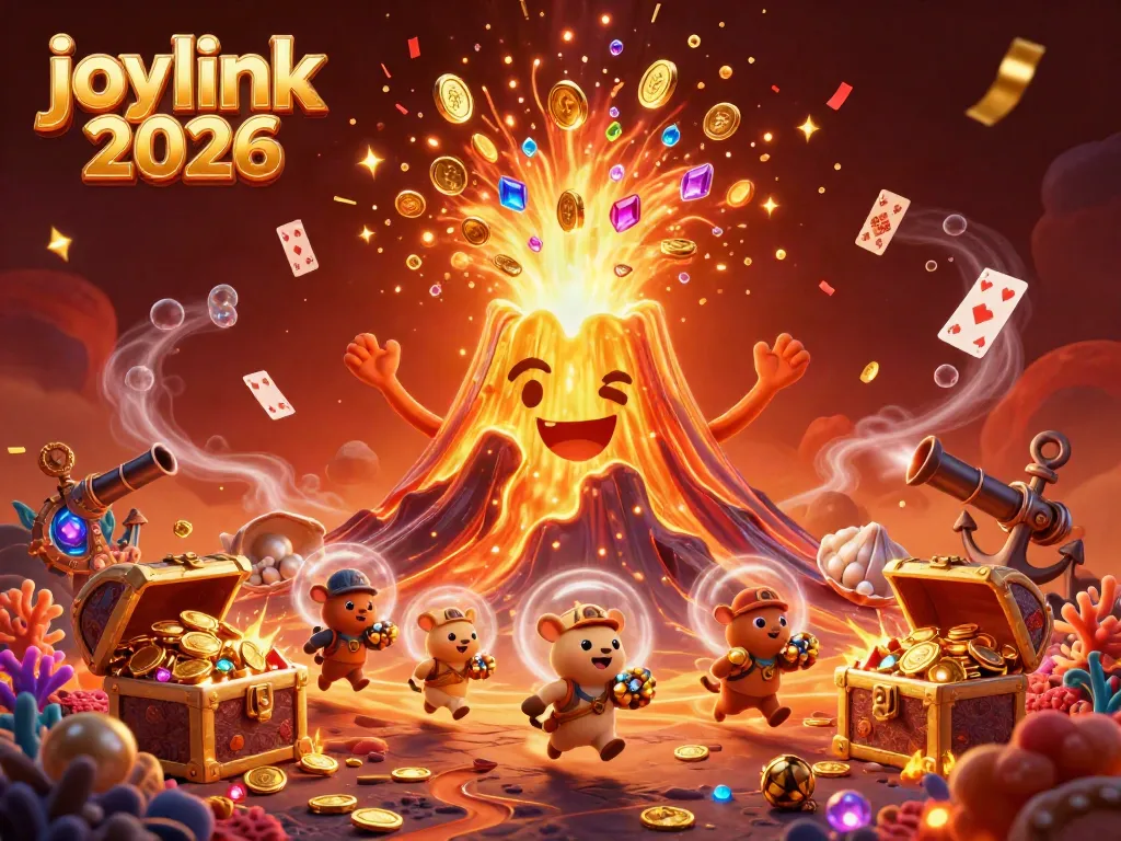 Experience a thrilling eruption of coins and treasures in joylink 2026 casino adventure.