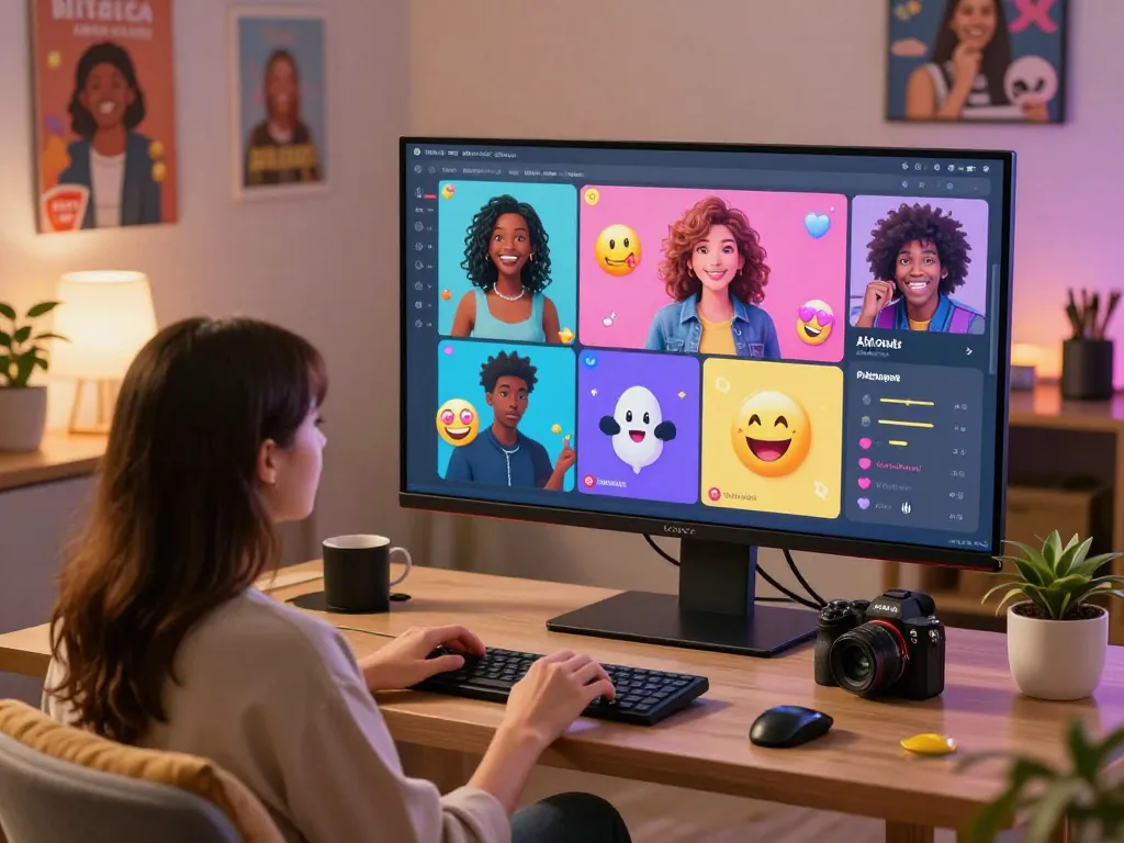 Vibrant scene showcasing adult-themed AI interaction with 18+ ai characters in a modern chat environment.