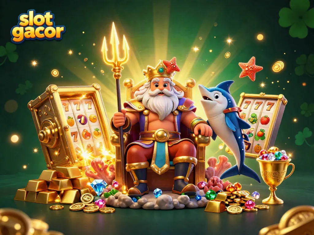Menyusuri dunia slot gacor, nikmati kemenangan dengan simbol keberuntungan yang bersinar dan kegembiraan jackpot.