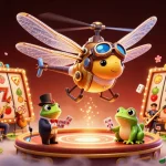 Experience thrilling gaming adventures with 8kbetvn featuring a vibrant casino scene.