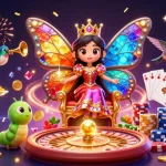 Experience the excitement of betya casino with vibrant 3D characters and dynamic casino elements.