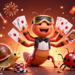 Engage with SC88 COM at thrilling online gaming, featuring a lively millipede dealer and vibrant game elements.